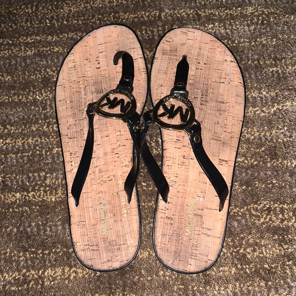 black michael kors sandals
